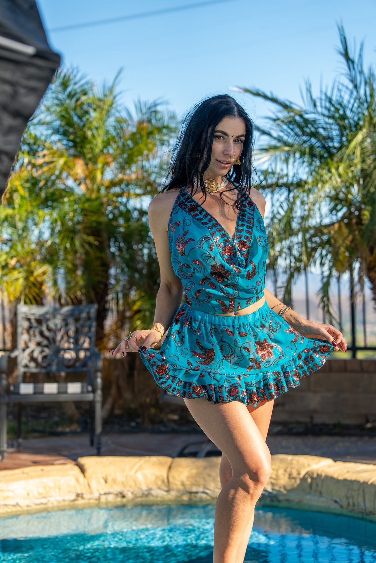 Lalita Mini Gehr Skirt Set