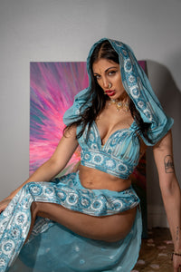 Sky Blue Jasmine Set