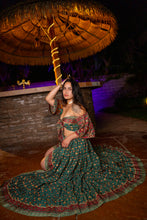 Load image into Gallery viewer, Emerald Dragon Bollywood Set
