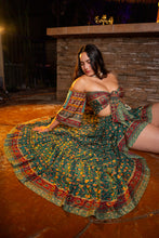 Load image into Gallery viewer, Emerald Dragon Bollywood Set
