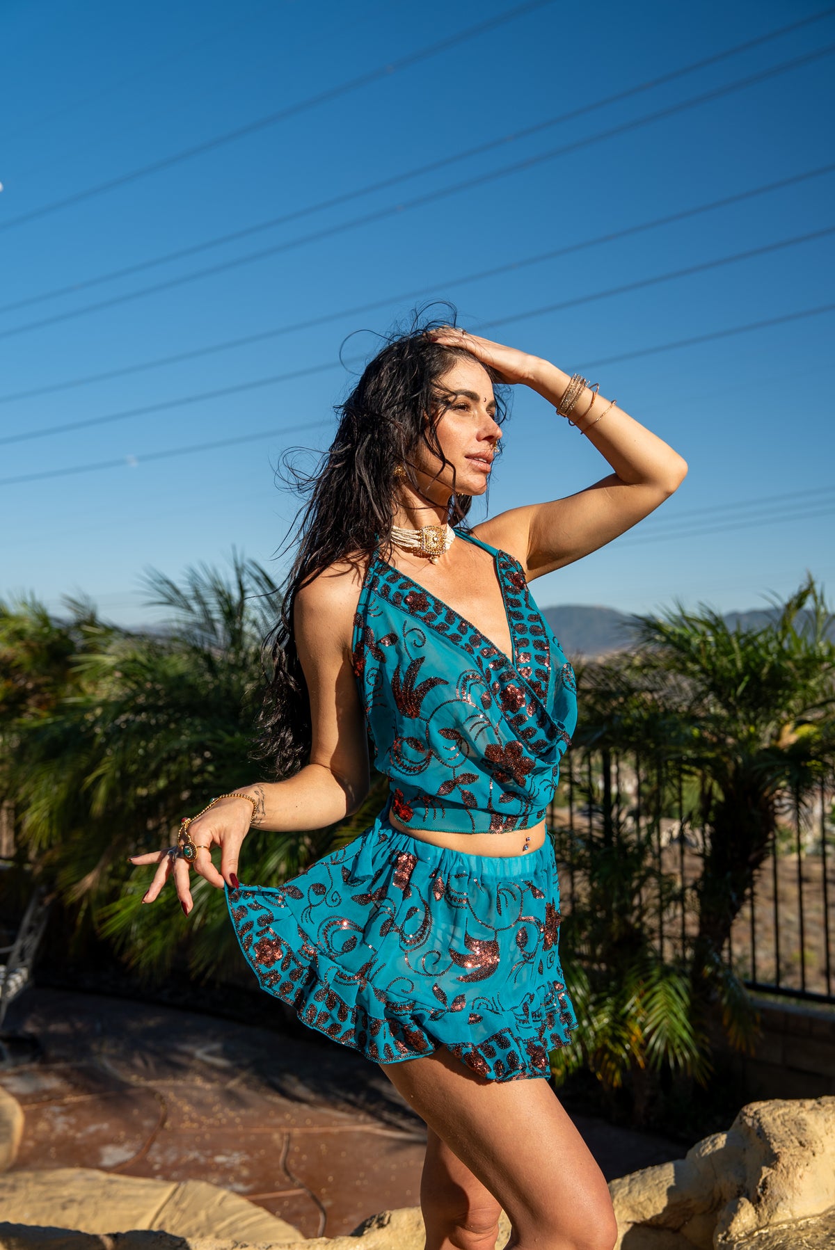 Lalita Mini Gehr Skirt Set