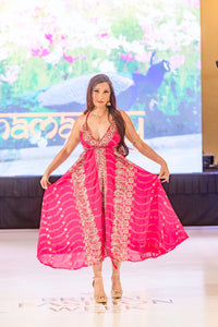 Golden Fuscia Magic Dress