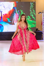 Load image into Gallery viewer, Golden Fuscia Magic Dress
