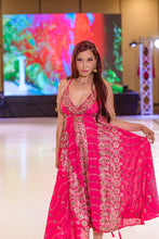 Load image into Gallery viewer, Golden Fuscia Magic Dress
