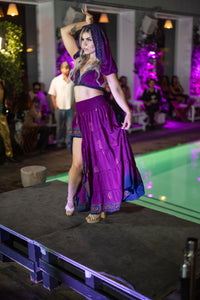 Purple Moonlight Bollywood Set