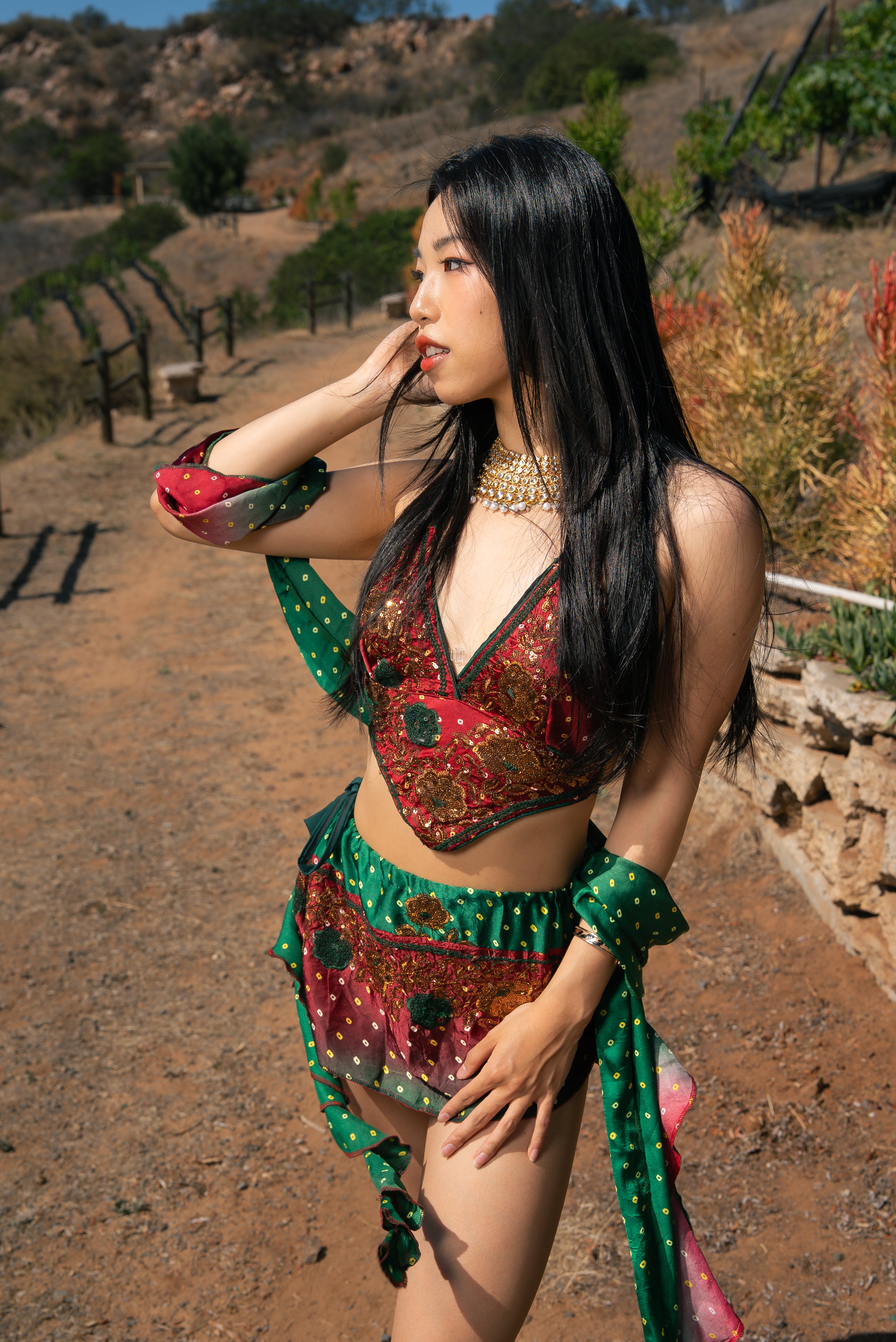 Royal Rose Dream Mini Skirt Set