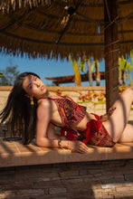 Load image into Gallery viewer, Royaj Rani Wrap skirt Set
