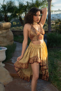 Golden Sahara Midi Bollywood Set