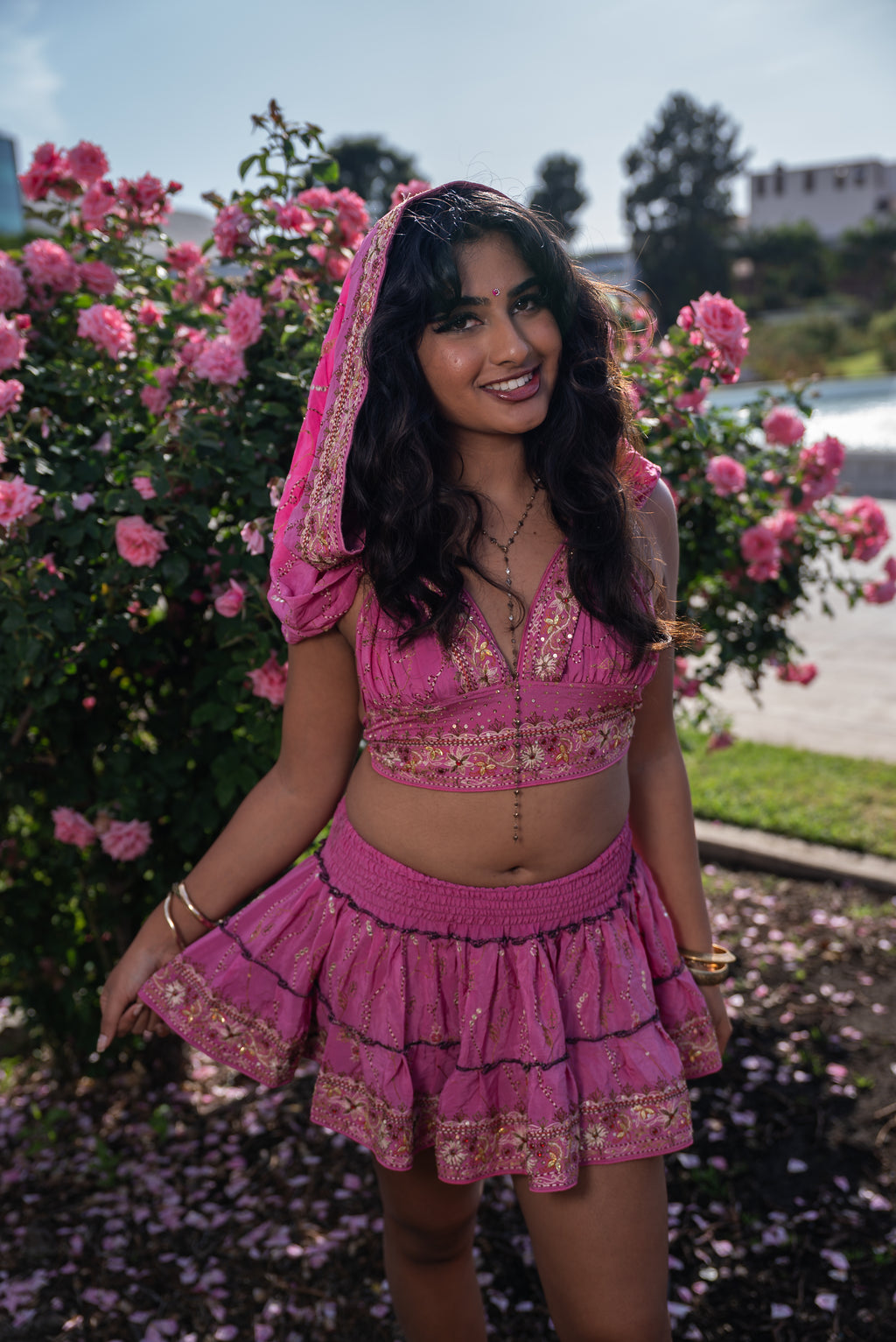 Bohemian Aurora Mini Gehr Skirt Set