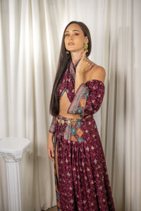 Bohemian Plum Goddess Set