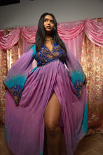 Load image into Gallery viewer, Lavender Dreams Anarkali Kimono Dress
