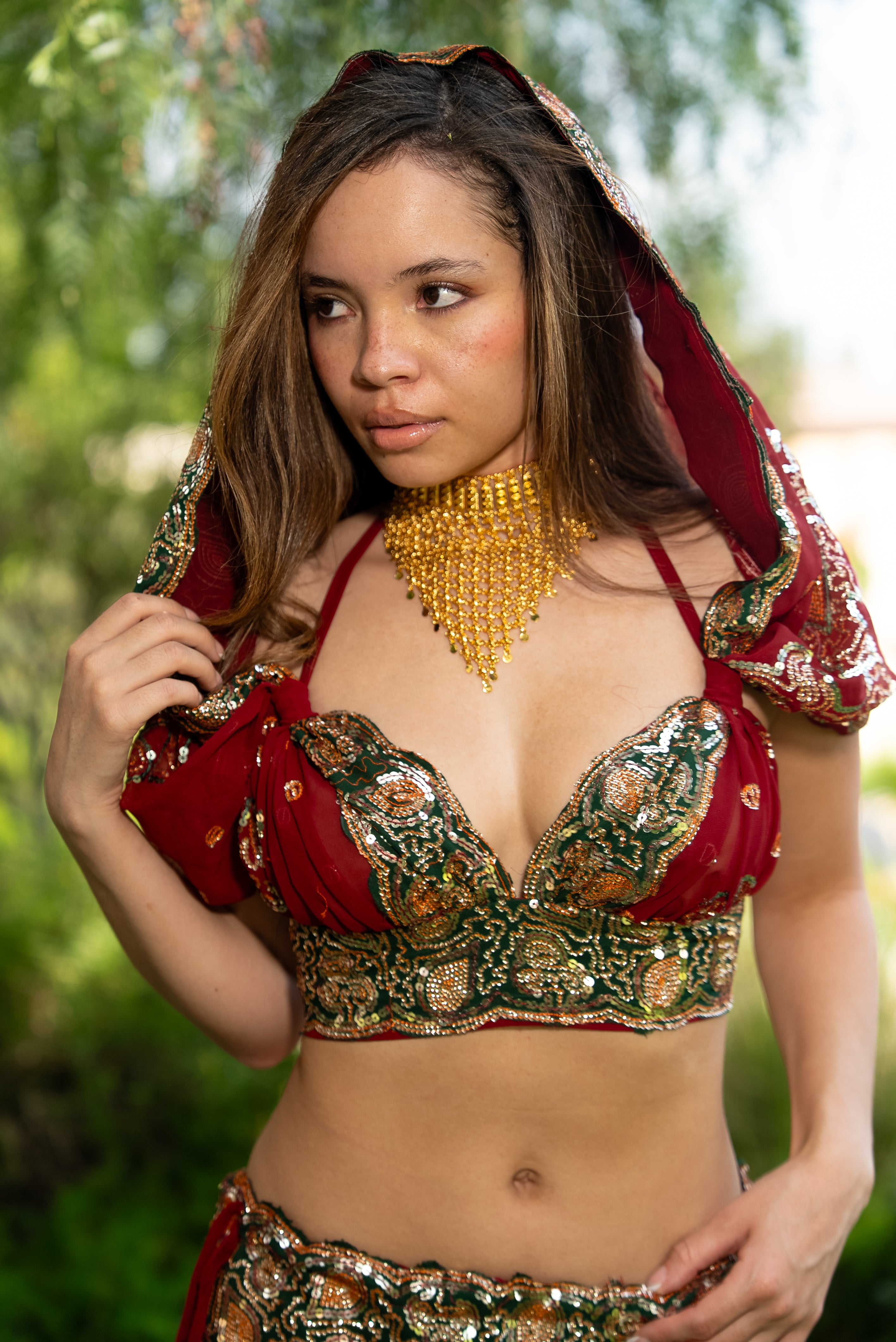 Midnight maroon fairy set
