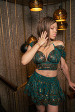 Load image into Gallery viewer, Midnight Alchemy Mini Skirt Set
