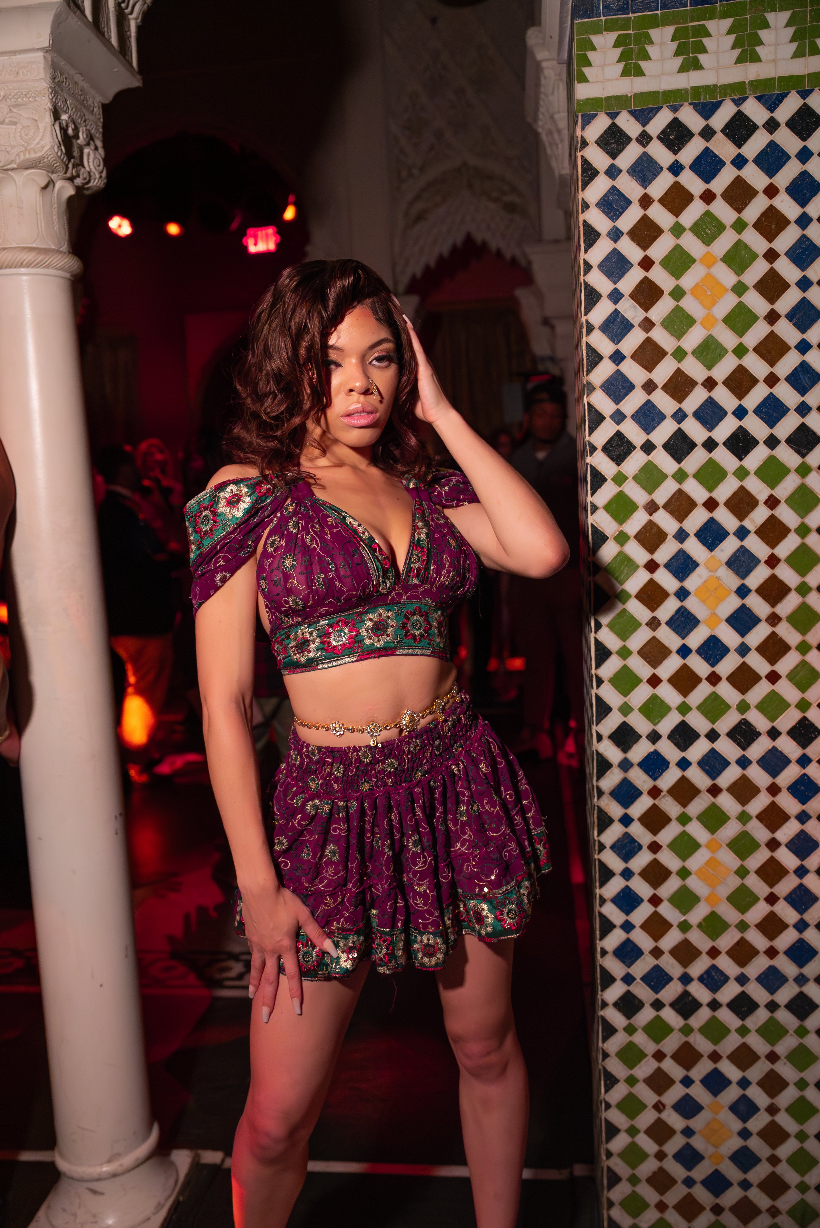 Cosmic Garden Mini Gehr Skirt Set