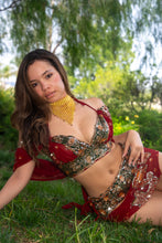 Load image into Gallery viewer, Midnight maroon fairy set
