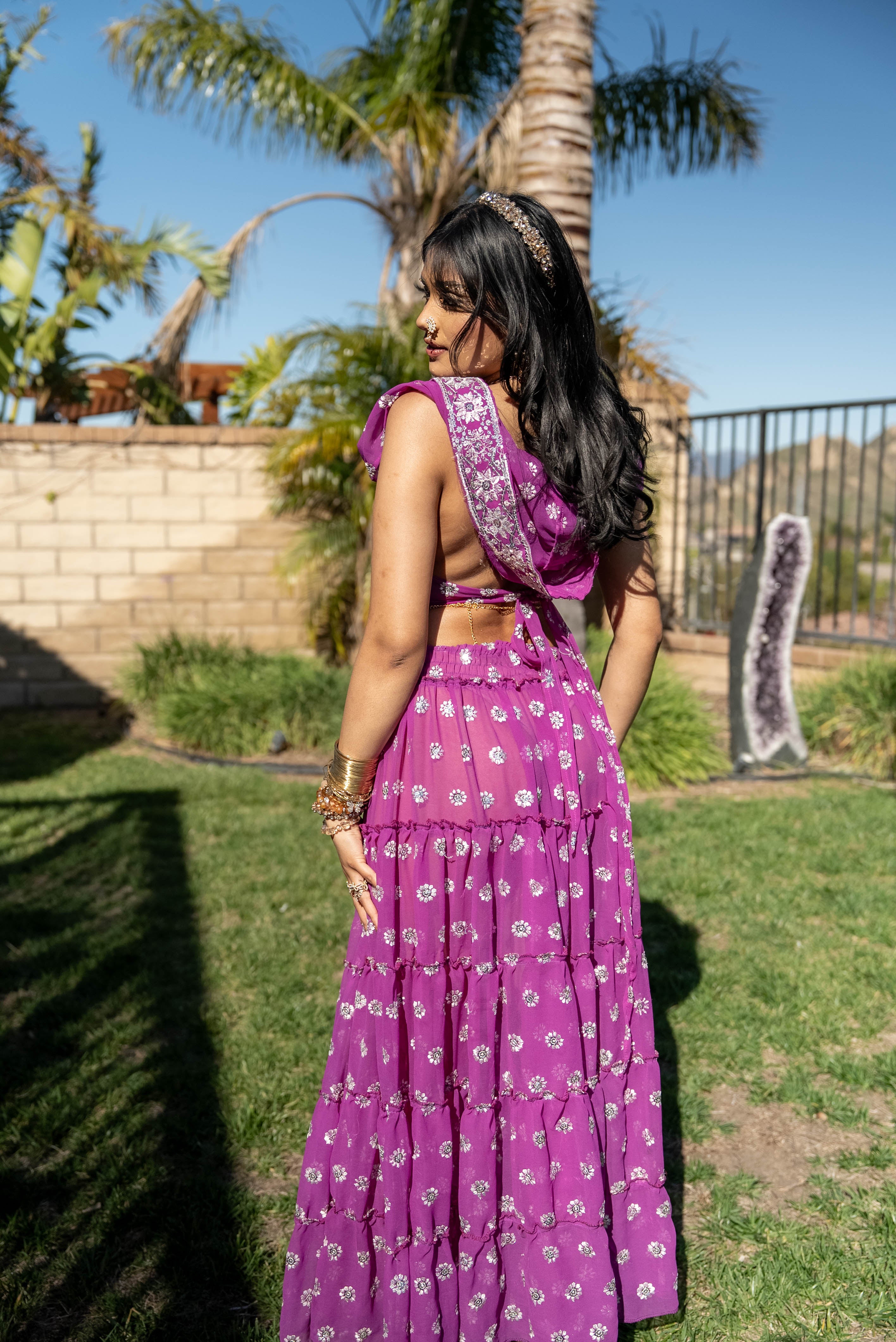 Violet Lotus Bollywood Set