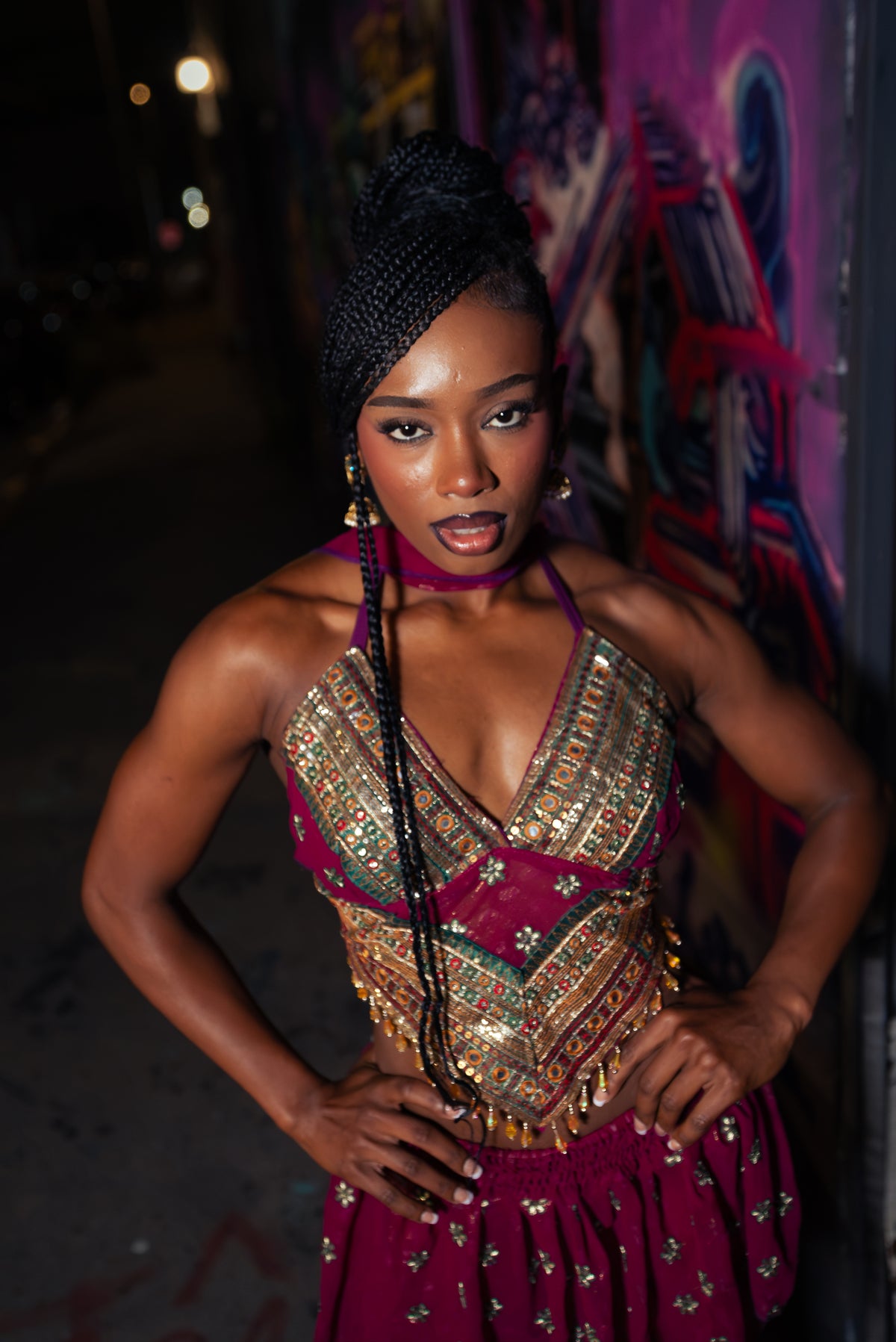 Divinity Rose Lotus Mini Skirt Set