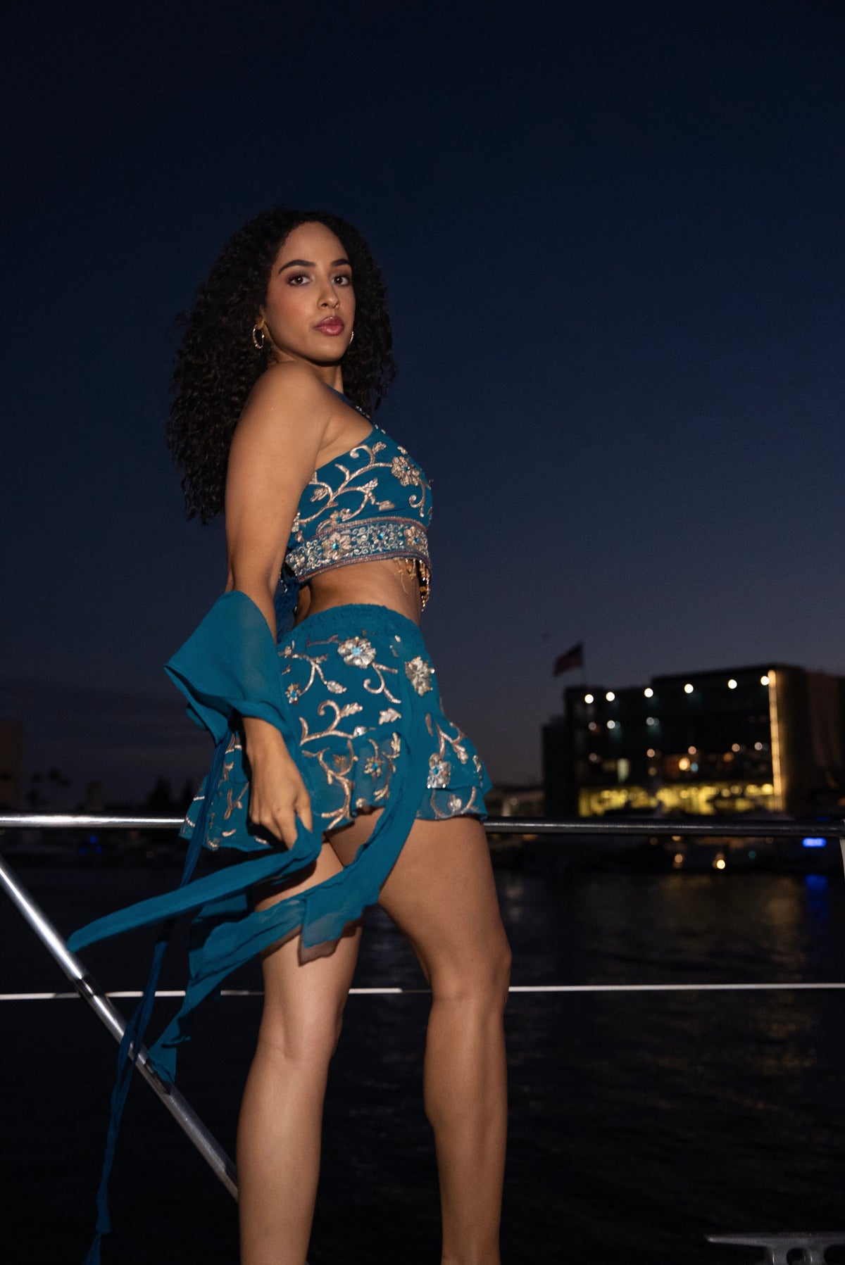 Blue Lotus Shakti Mini Skirt Set