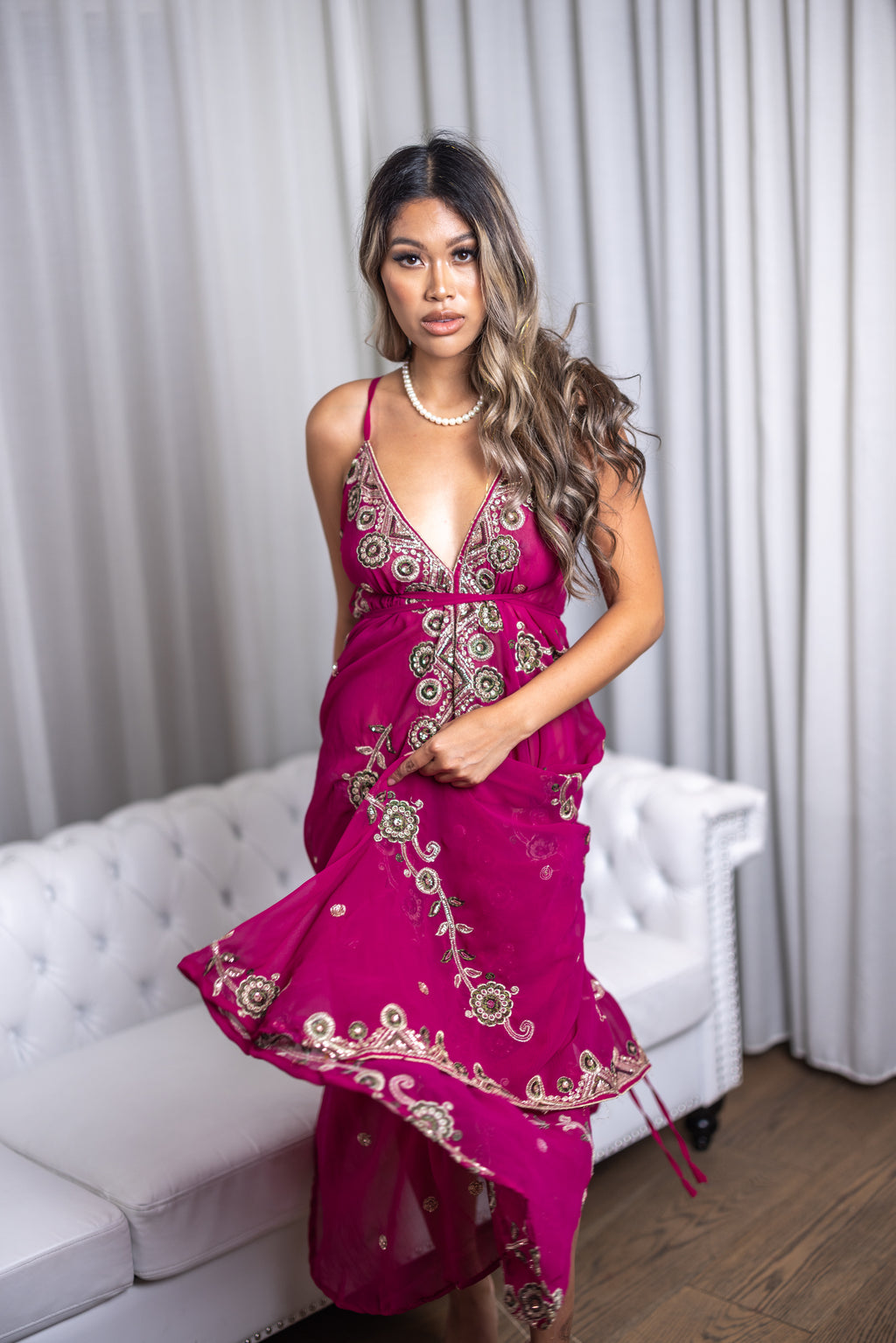 Violet Jewel Magic Dress