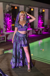 Purple Kaleidoscope Bollywood Set