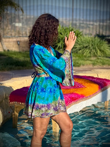 Blue Moonstone Babydoll Dress