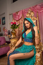 Load image into Gallery viewer, Bohemian turquoise Jasmine Set
