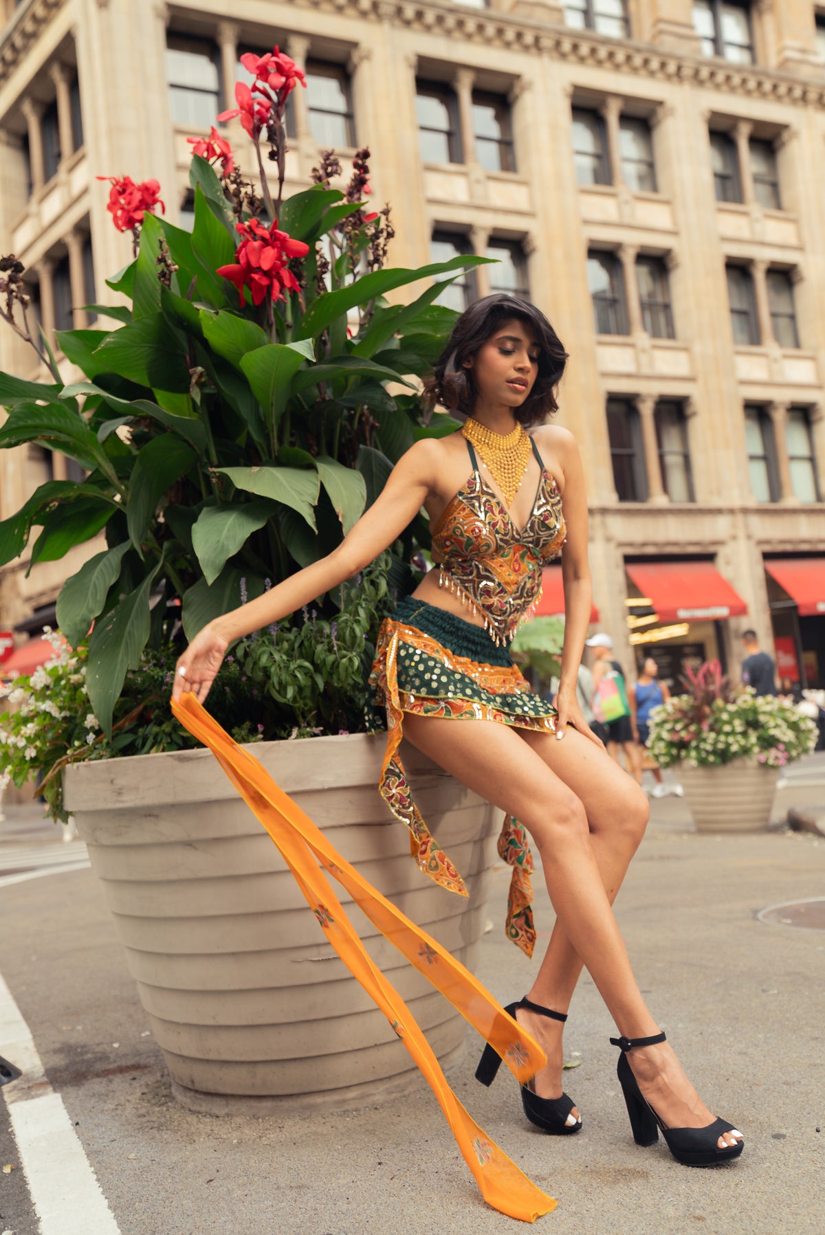Emerald Sun Shakti Mini Skirt Set