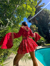 Load image into Gallery viewer, bohemian rani hoodie wrap top
