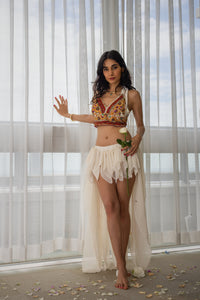 White lotus butterfly set