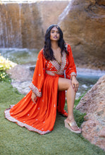 Load image into Gallery viewer, Fire Diamonds Anarkali Jacket Dress
