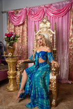 Load image into Gallery viewer, Tie Dye Ocean Bollywood Set
