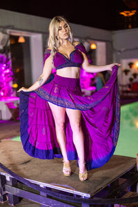 Purple Moonlight Bollywood Set