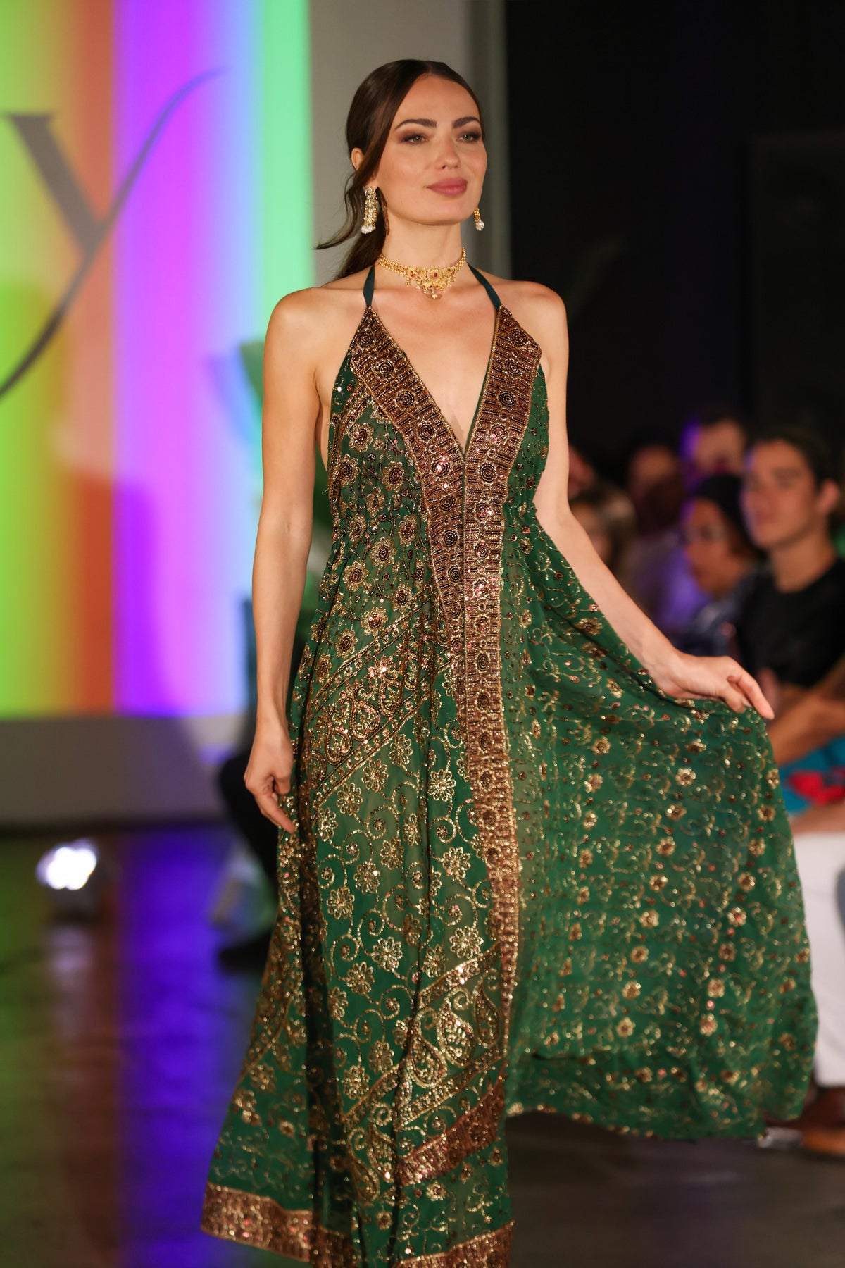 Emerald Celestial Magic Dress