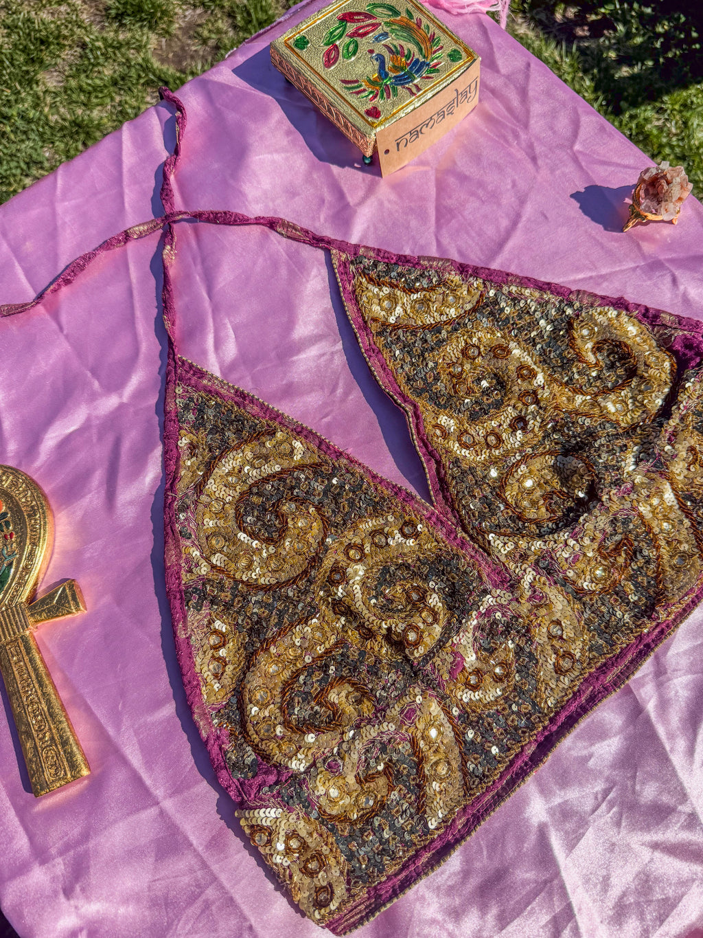 Golden Alchemy Halter top