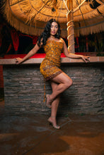 Load image into Gallery viewer, Saffron Summer Mini Dress (M/L)
