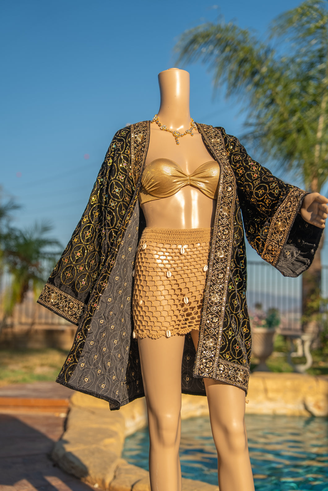 Golden Obsidian Kimono