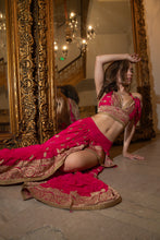 Load image into Gallery viewer, Fuscia Lotus Bollywood Set
