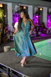 Bohemian Turquoise Magic Dress