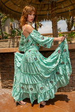 Load image into Gallery viewer, Baby Blue Bandhani Bollywood Set
