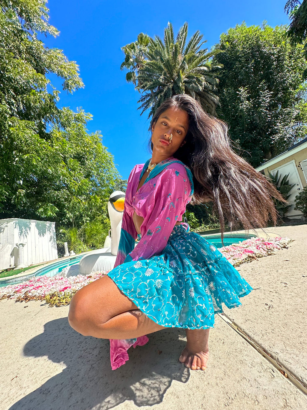 sky princess micro mini skirt