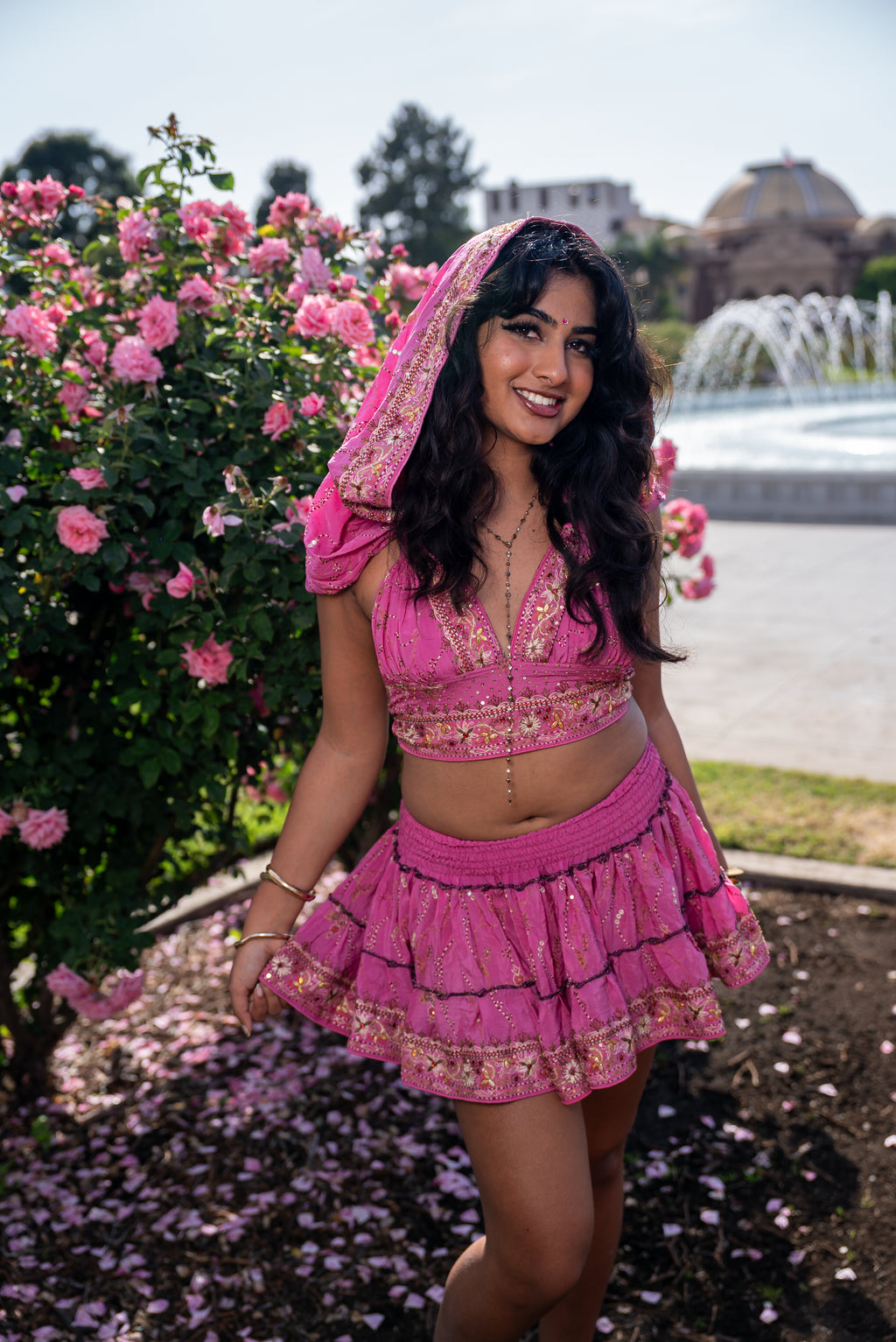 Bohemian Aurora Mini Gehr Skirt Set