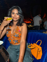 Load image into Gallery viewer, Tangerine Dreams Halter Top
