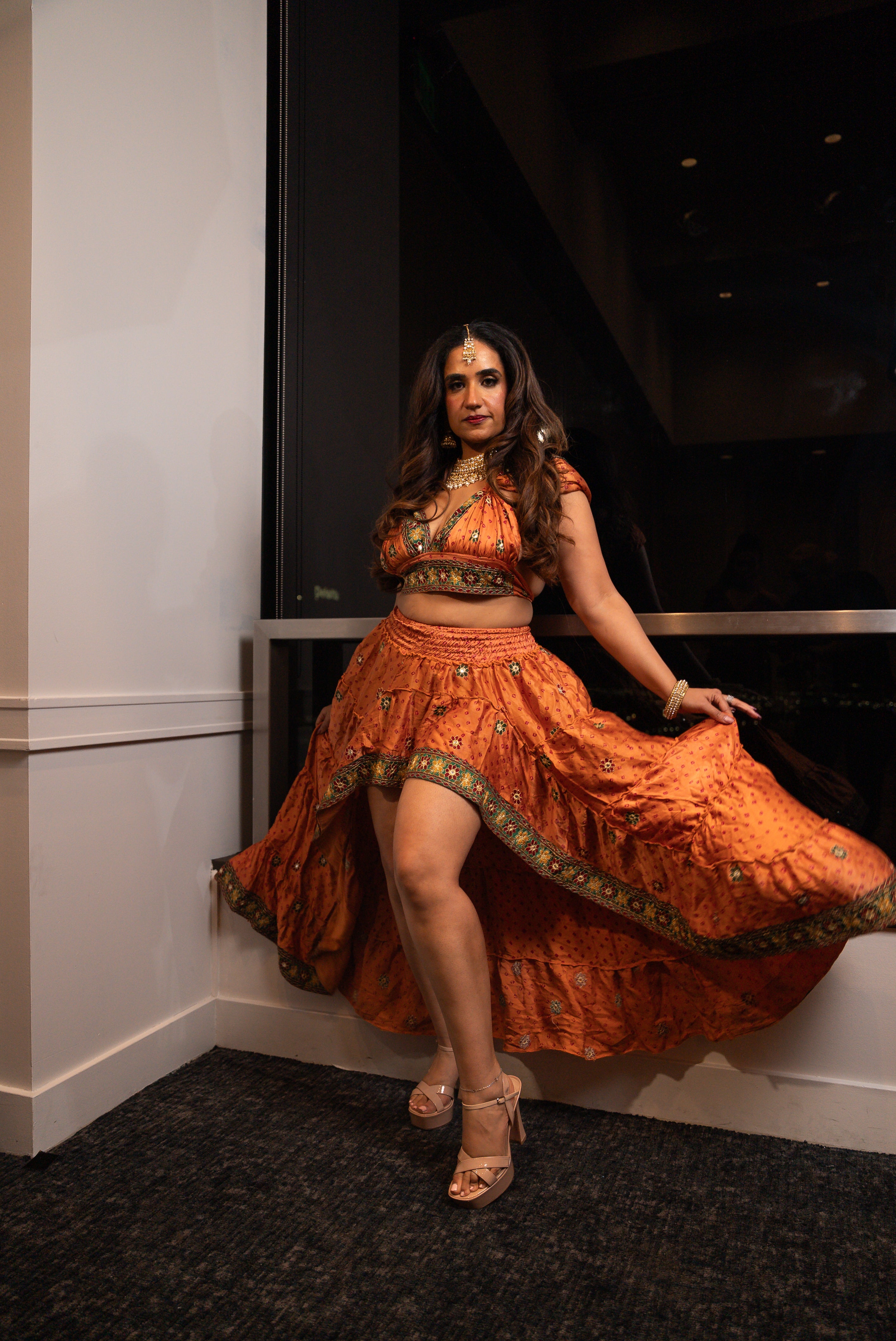 Bohemian Bandhani Bollywood Set