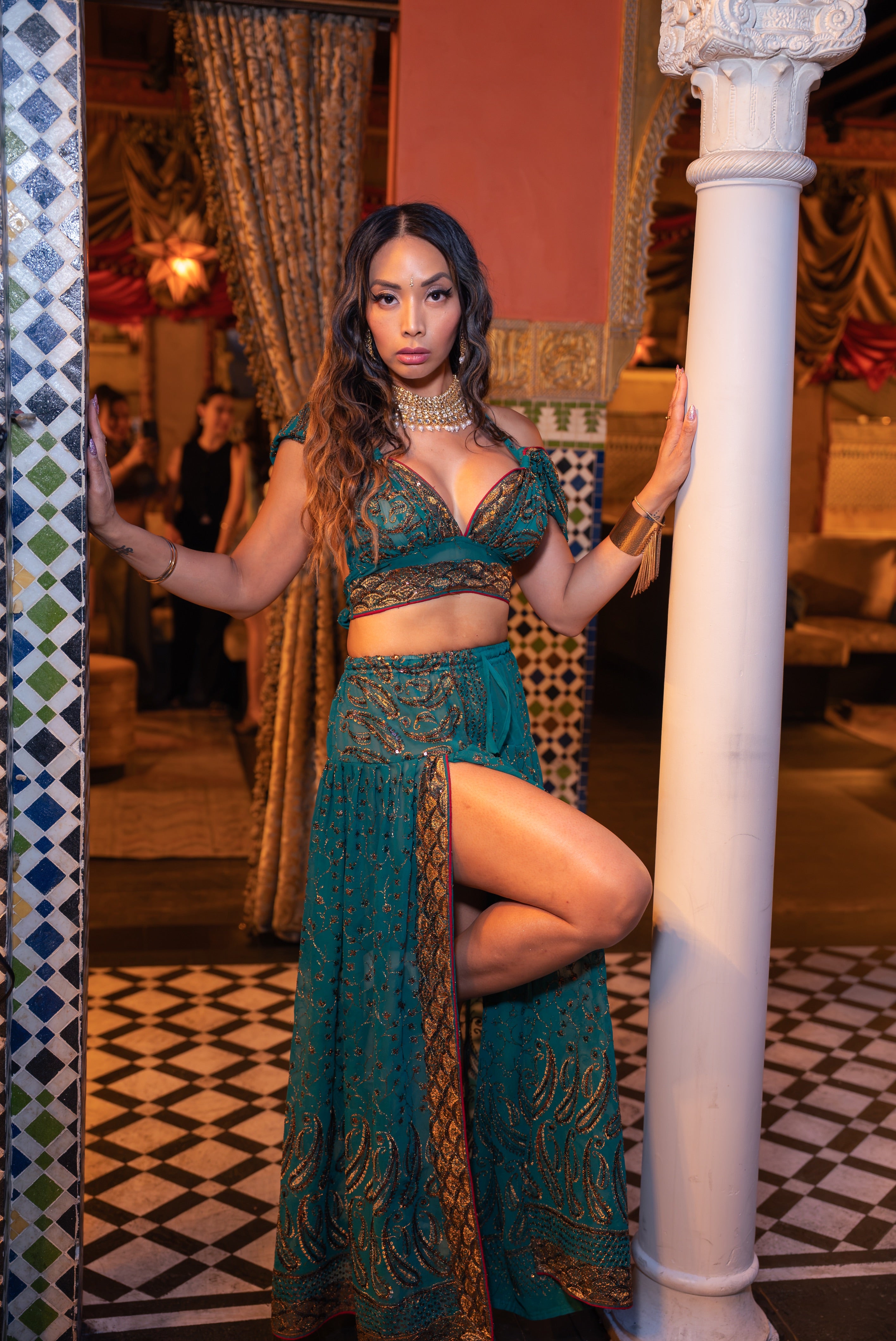 Teal Temple Goddess Set