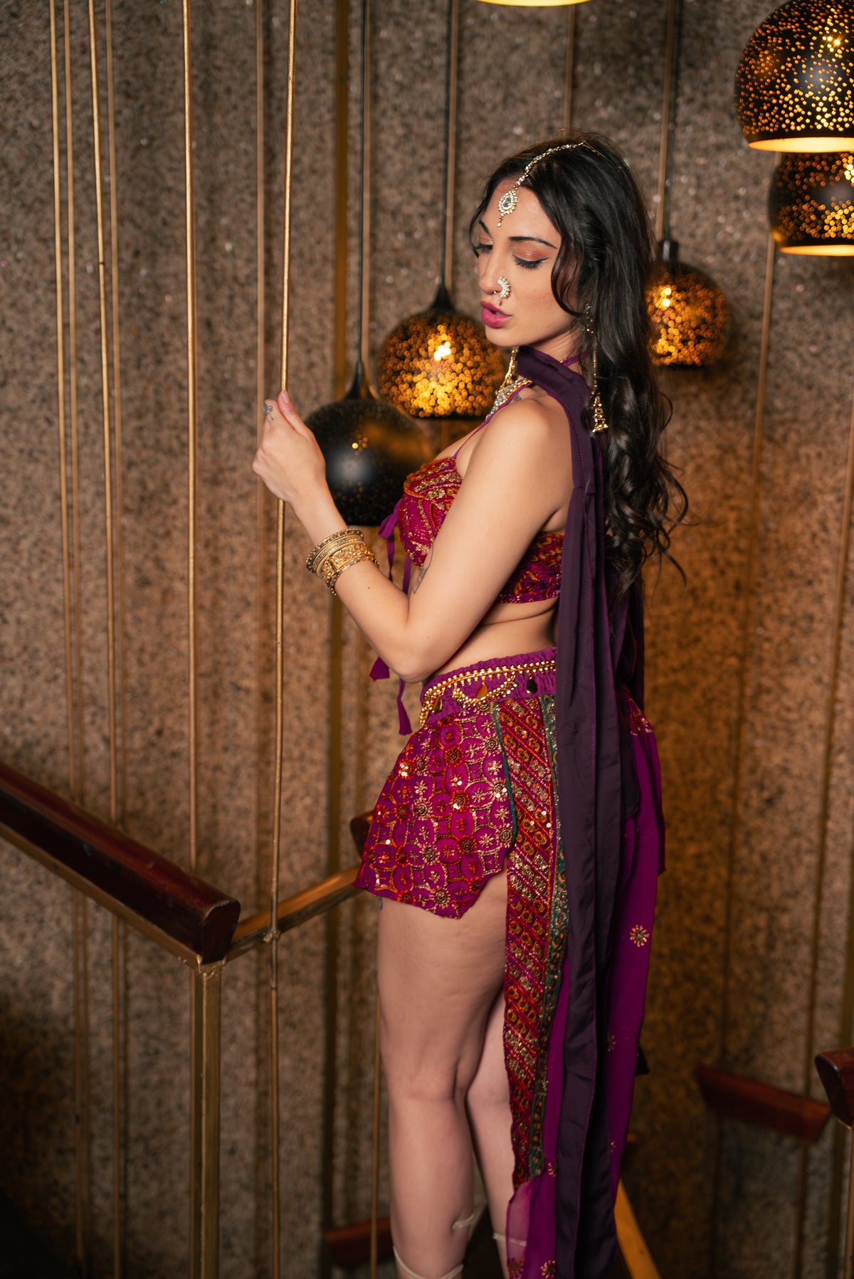 Magenta Royal Butterfly Set