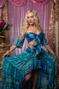 Tie Dye Ocean Bollywood Set