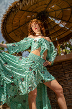 Load image into Gallery viewer, Baby Blue Bandhani Bollywood Set
