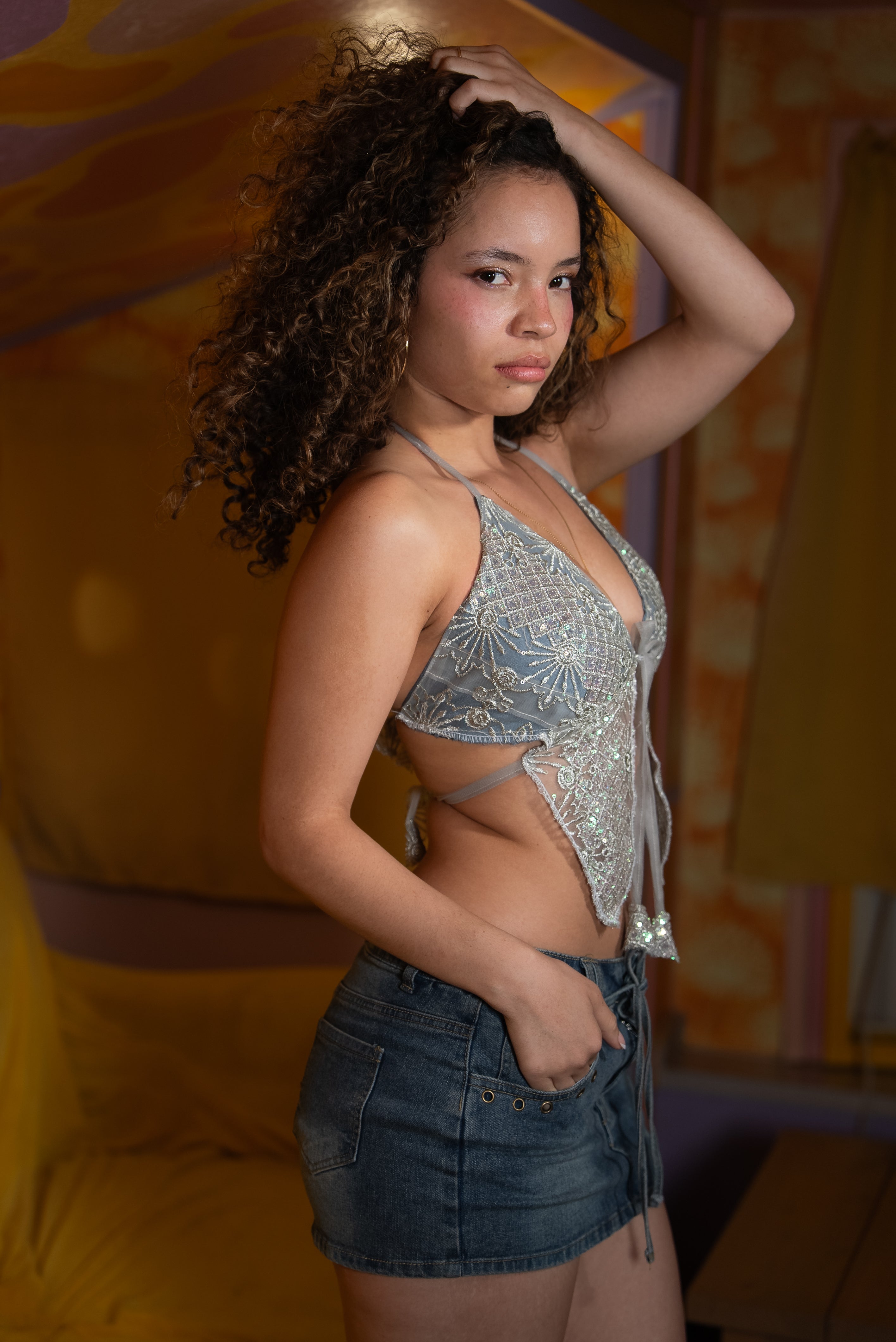 Moon dust pixie top