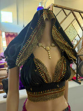Load image into Gallery viewer, Aztec black Jasmine hoodie top
