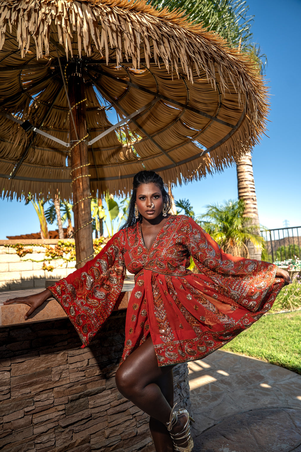 Fire Queen Babydoll Dress